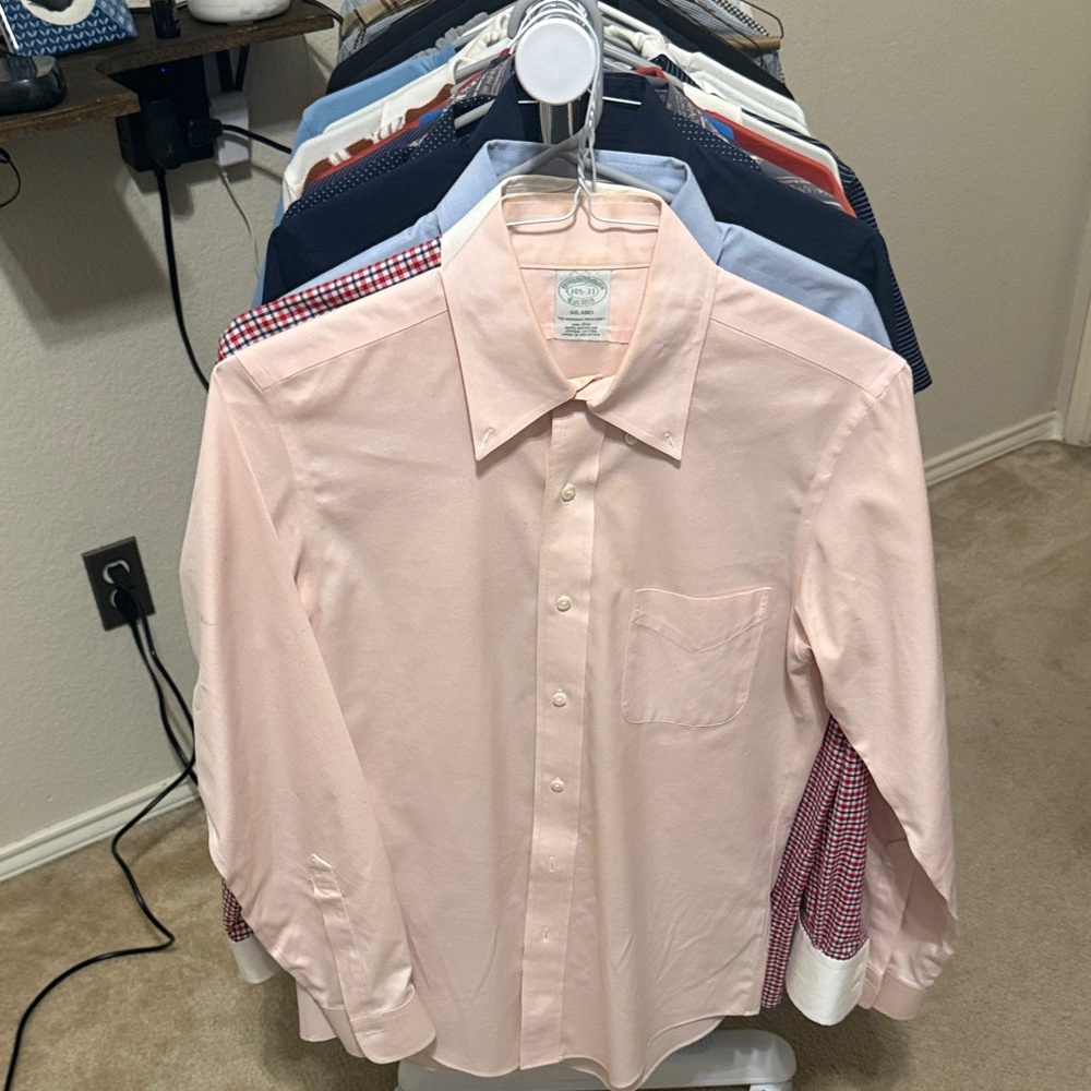 Brooks Brothers Light Pink Dress Shirt